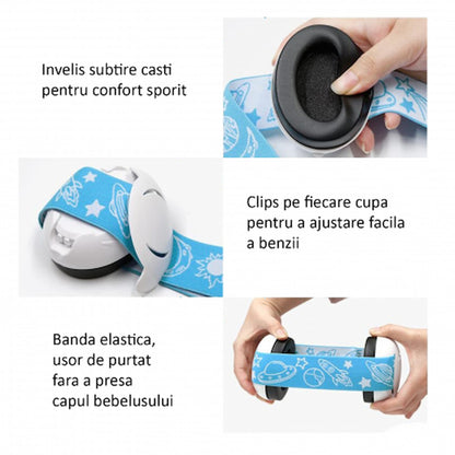 Căști antifonice bebeluși și copii